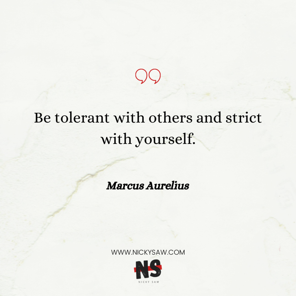 Marcus Aurelius self-discipline quote